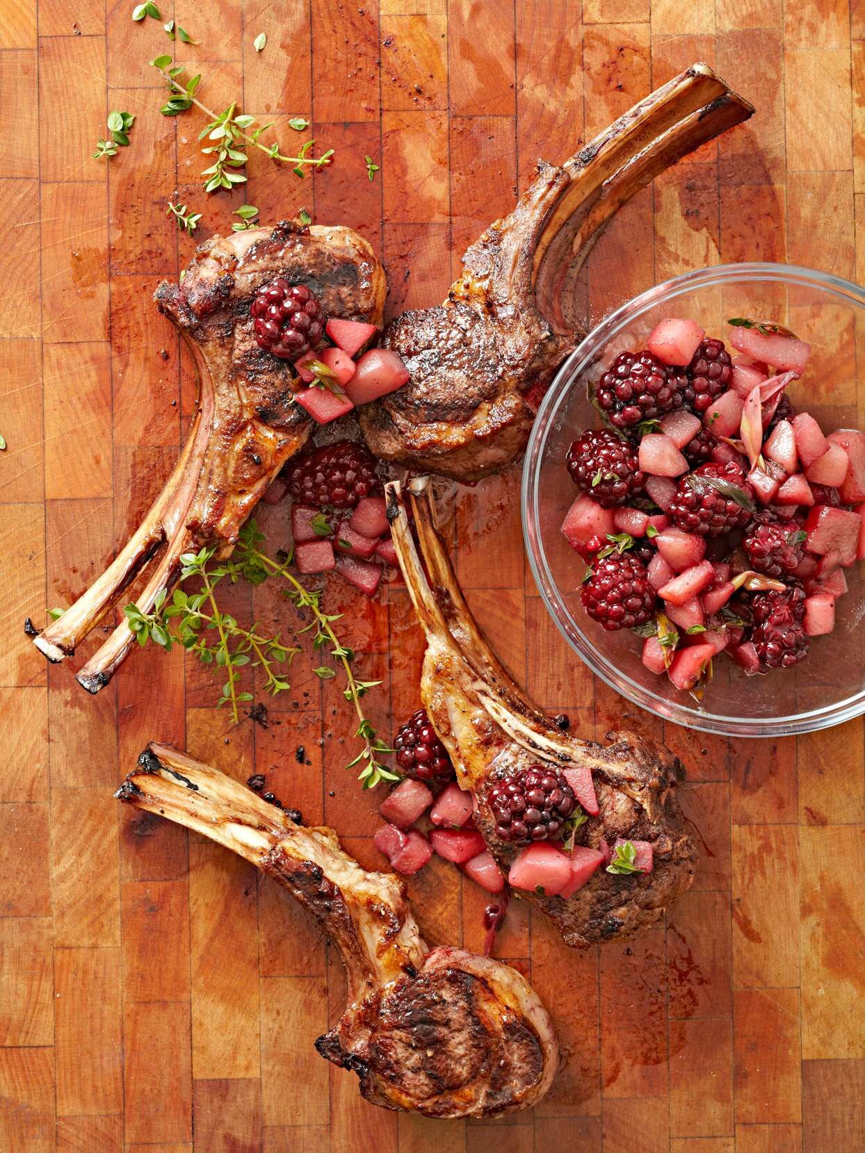 Bush-Spiced Lamb Chops with Davidson Plum Chutney