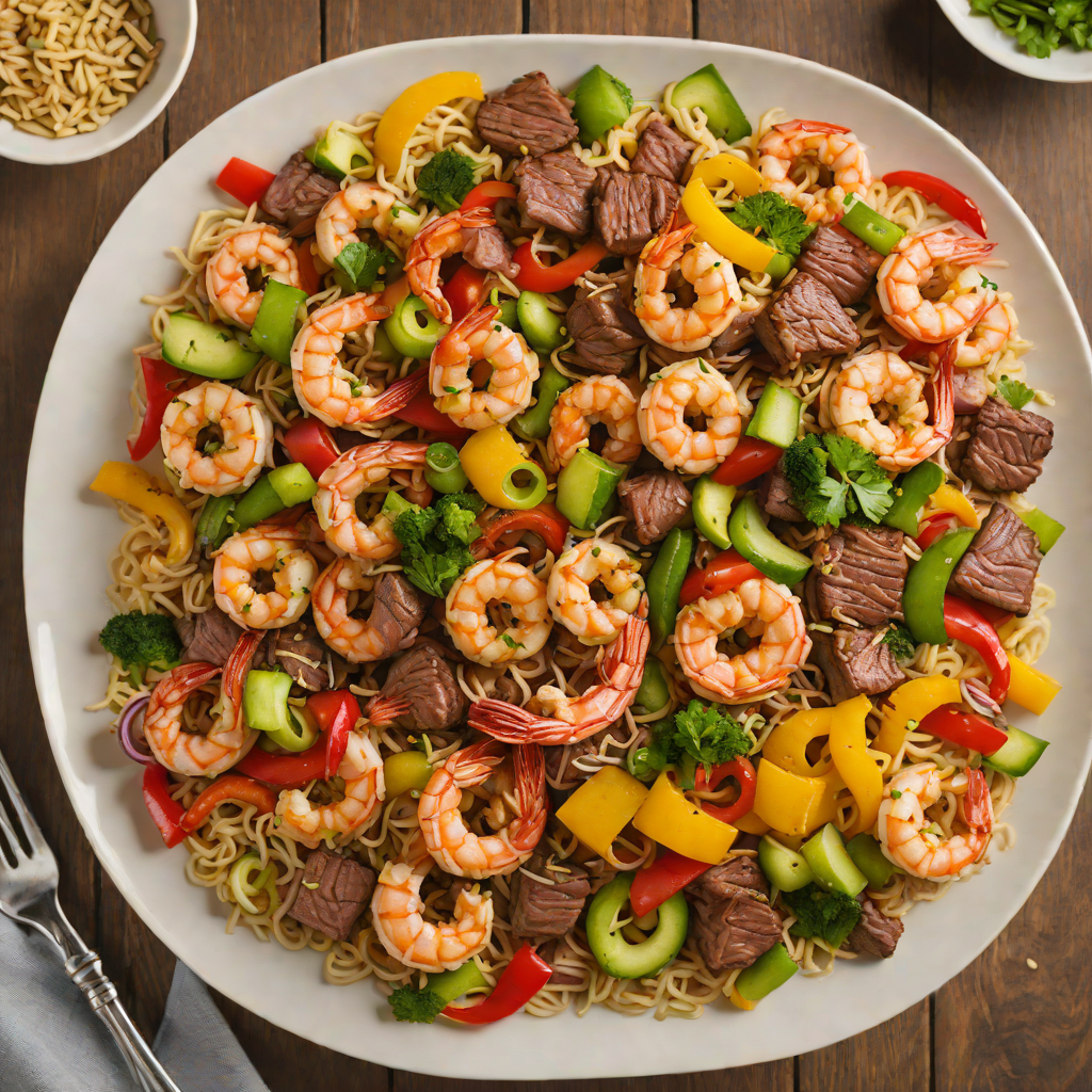 Spiced Shrimp and Steak Hibachi Stir-Fry