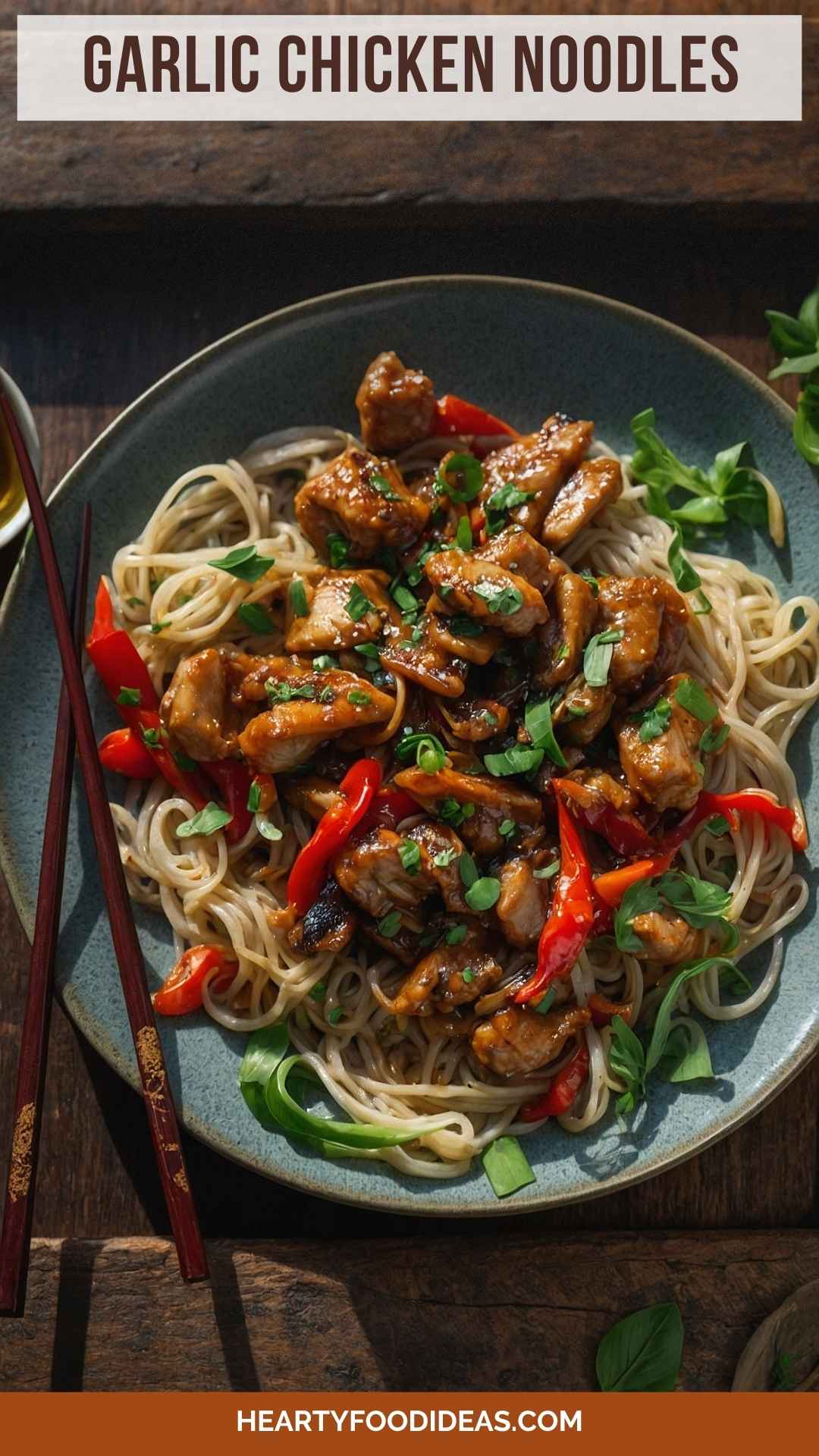 Sichuan-Style Crispy Chicken with Garlic Noodles