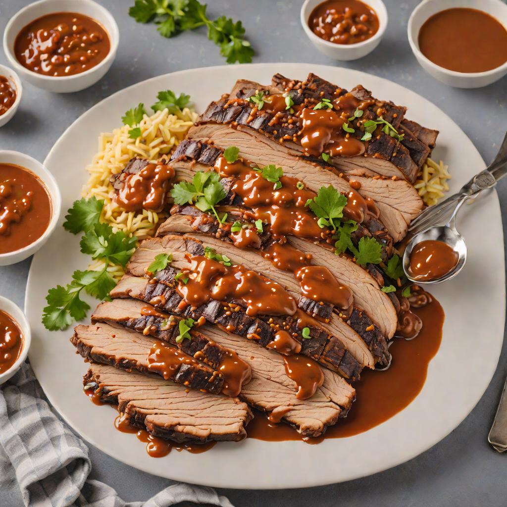 Slow Cooker Texas-Style Brisket with Smoky Chipotle Sauce