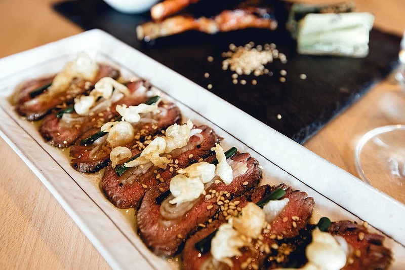 Authentic Kobe Beef Tataki with Yuzu Zest
