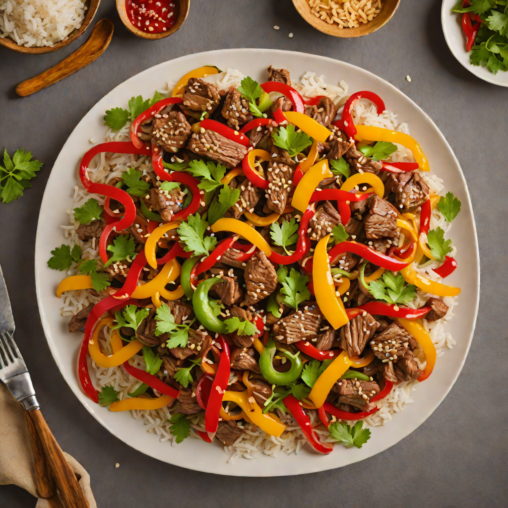 Sautéed Beef and Bell Pepper Stir Fry with Coconut Aminos