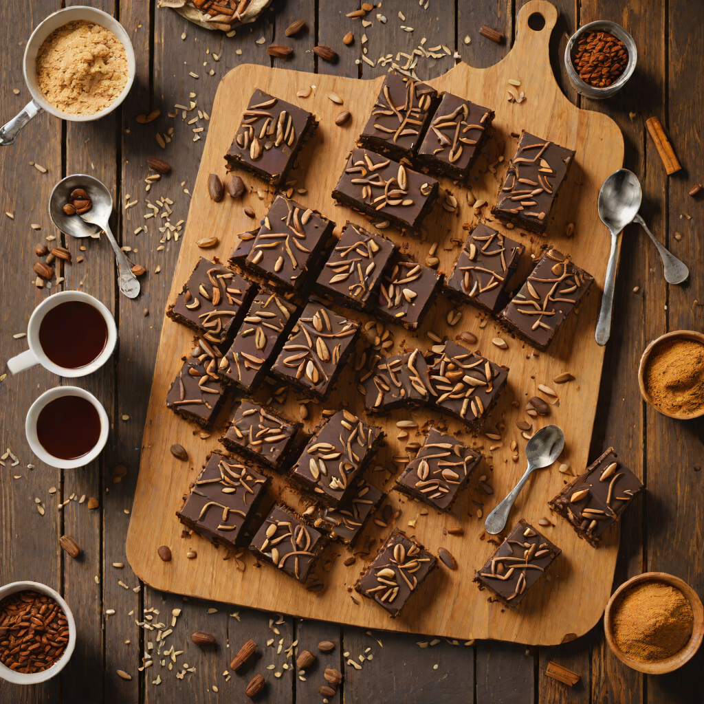 Ethiopian-Inspired Coffee-Spiced Chocolate Dessert Bars