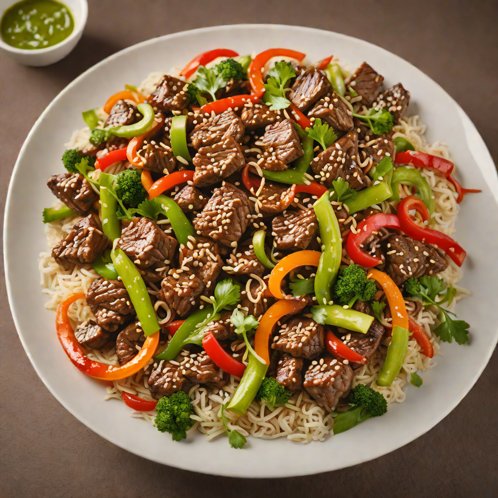 Beef Stir-Fry with Garlic Ginger and Soy Glaze