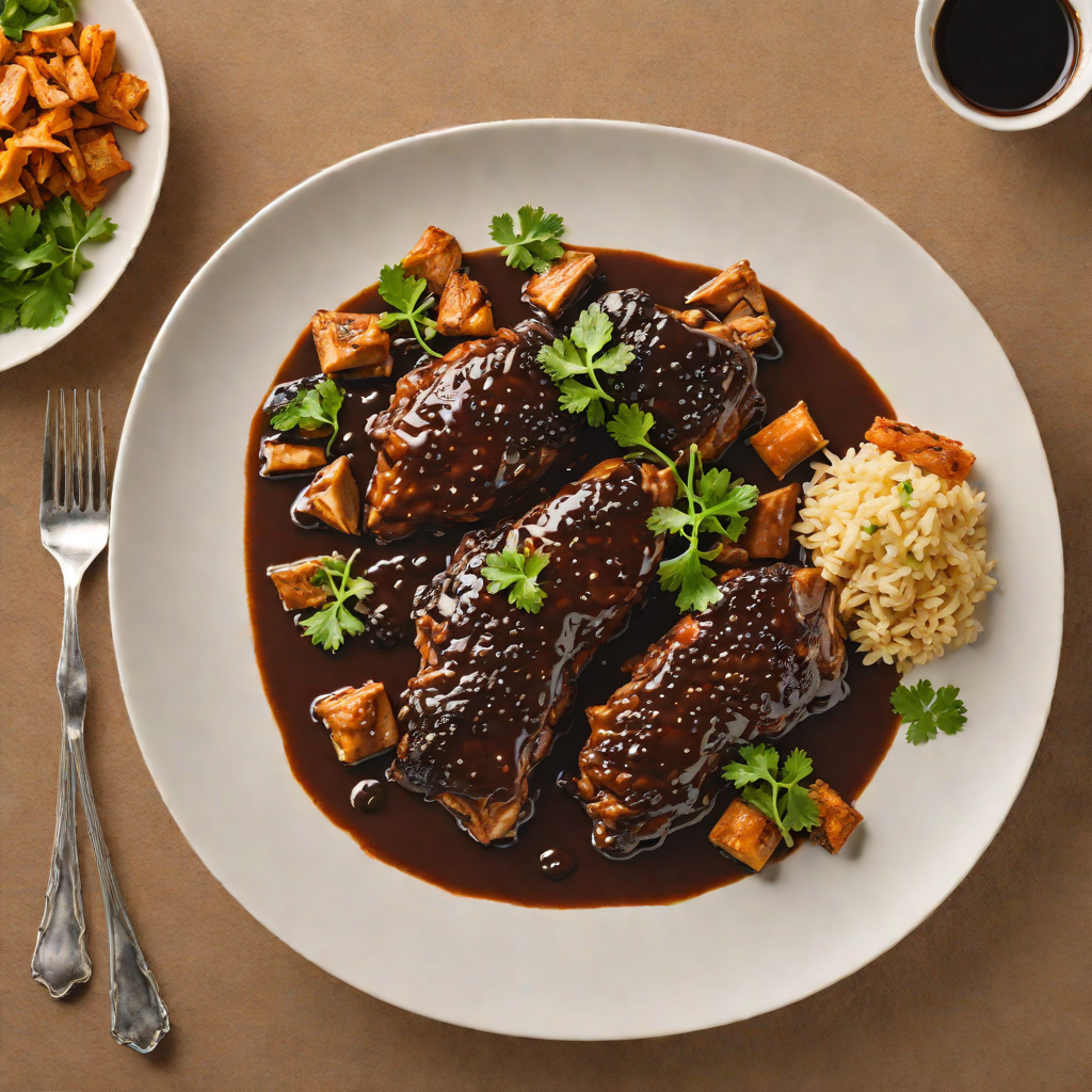 Slow-Simmered Mole Negro with Roasted Chicken
