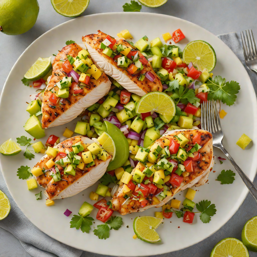 Pan-Seared Chicken with Tangy Citrus-Avocado Salsa
