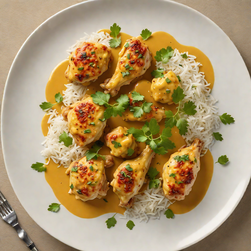 Sautéed Chicken with Turmeric and Coconut Cream