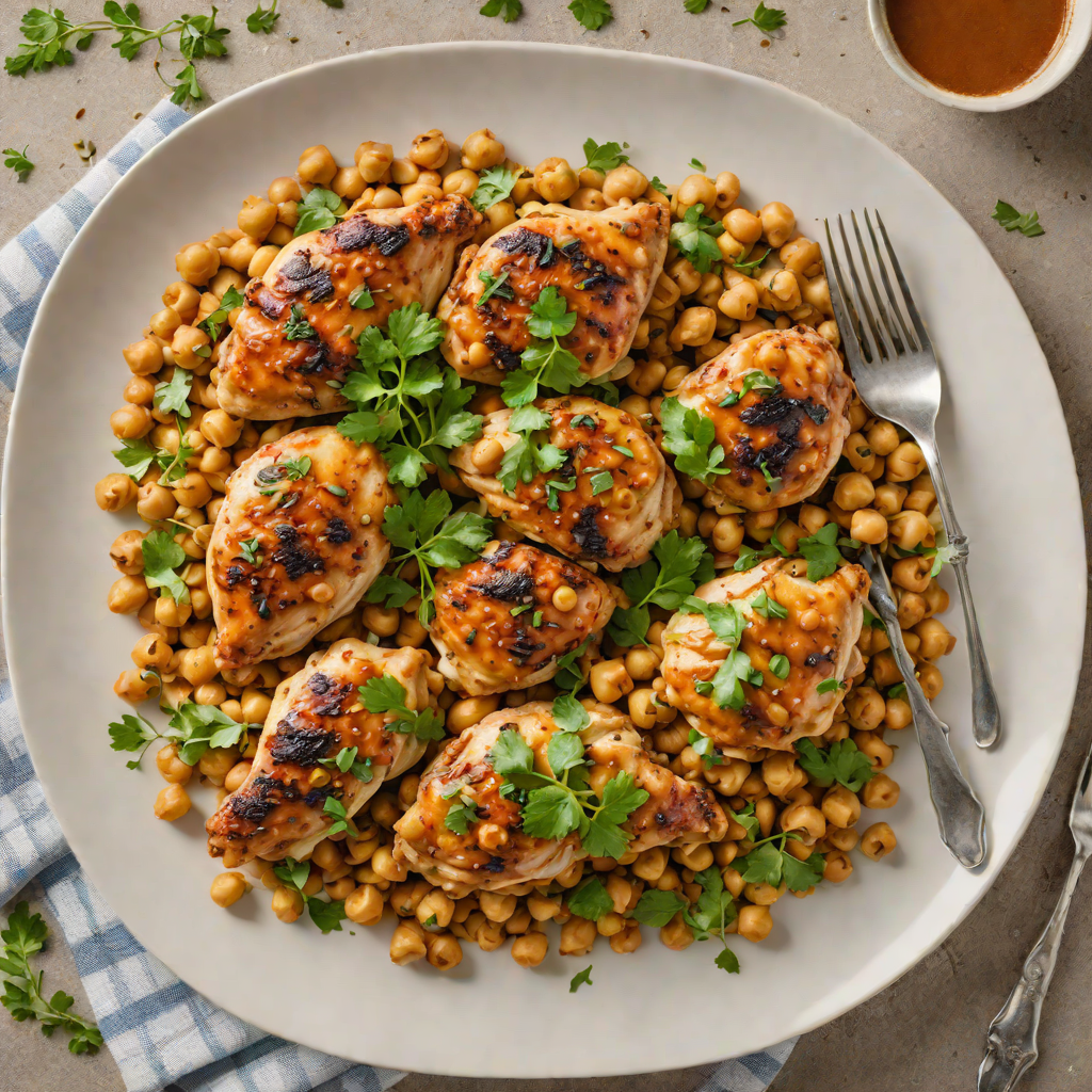 Slow Cooker Harissa-Spiced Chicken with Chickpeas