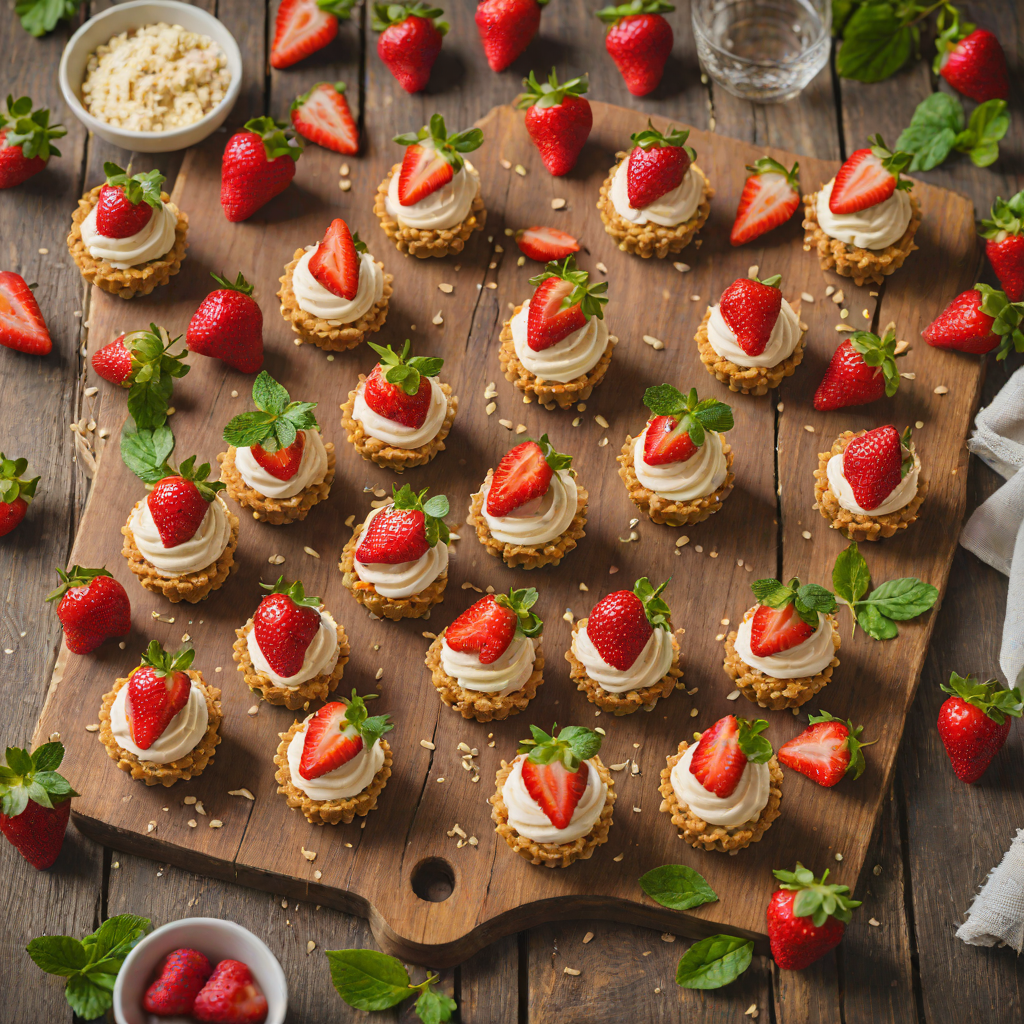 No-Bake Strawberry Cheesecake Bites with Graham Cracker Crust