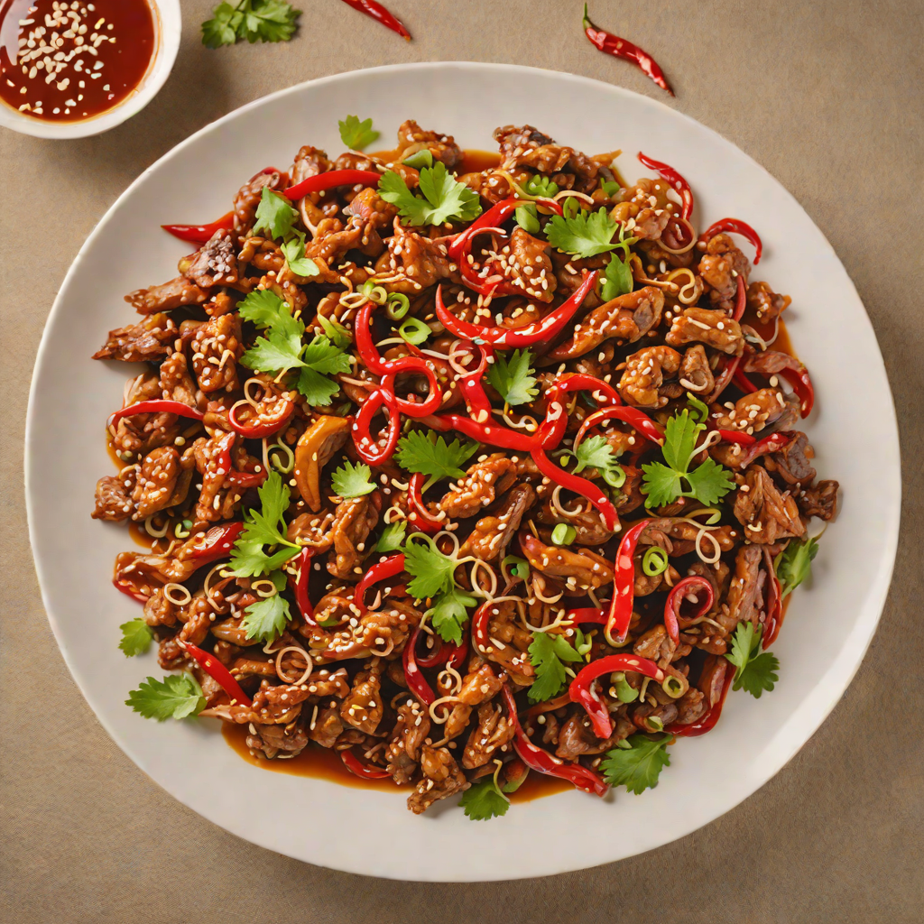 Spicy Hunan-Style Stir-Fried Pork with Dried Chilies