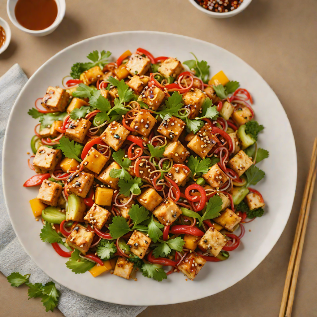 Sichuan-Style Spicy Tofu and Pickled Vegetable Stir-Fry