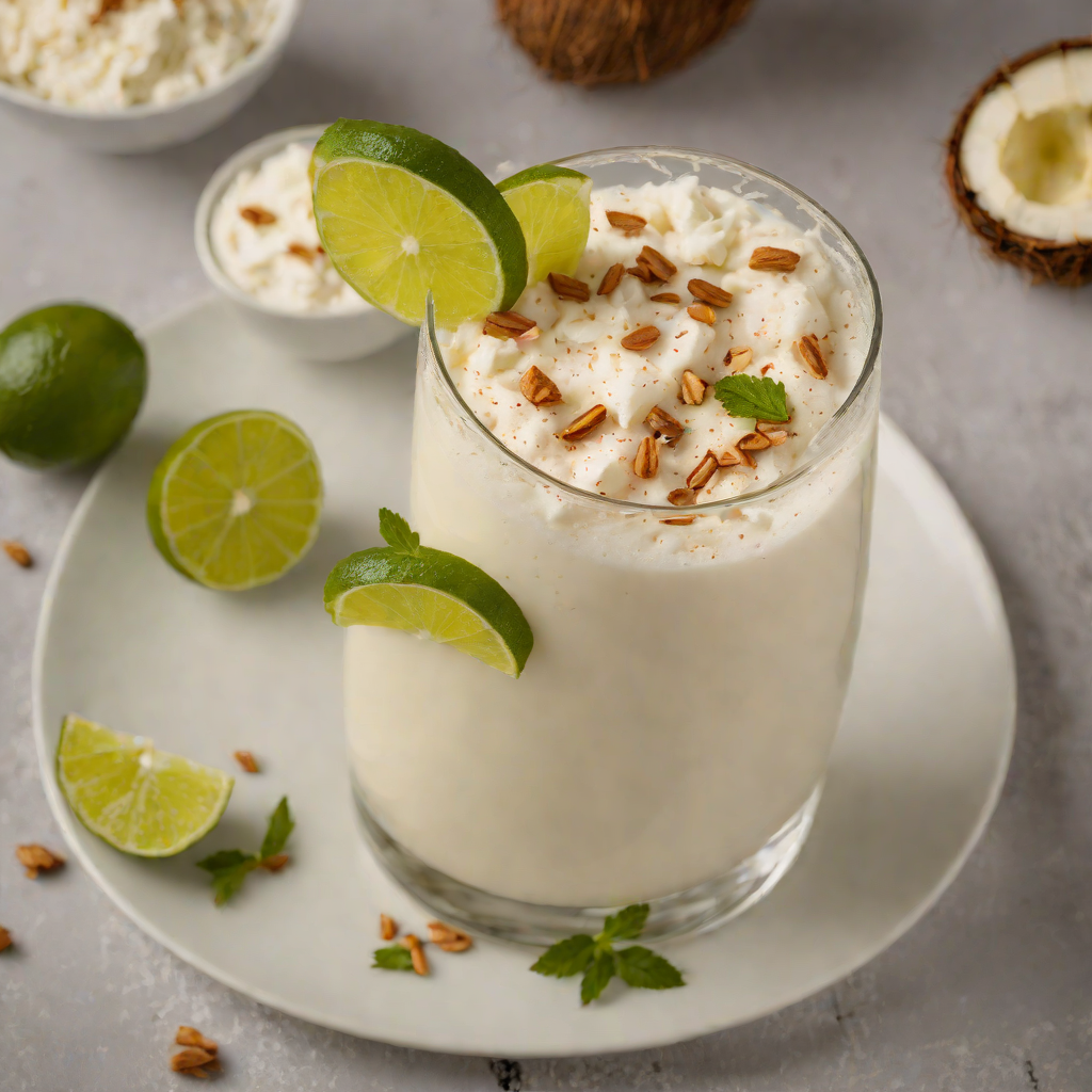 Whipped Coconut Rum Colada
