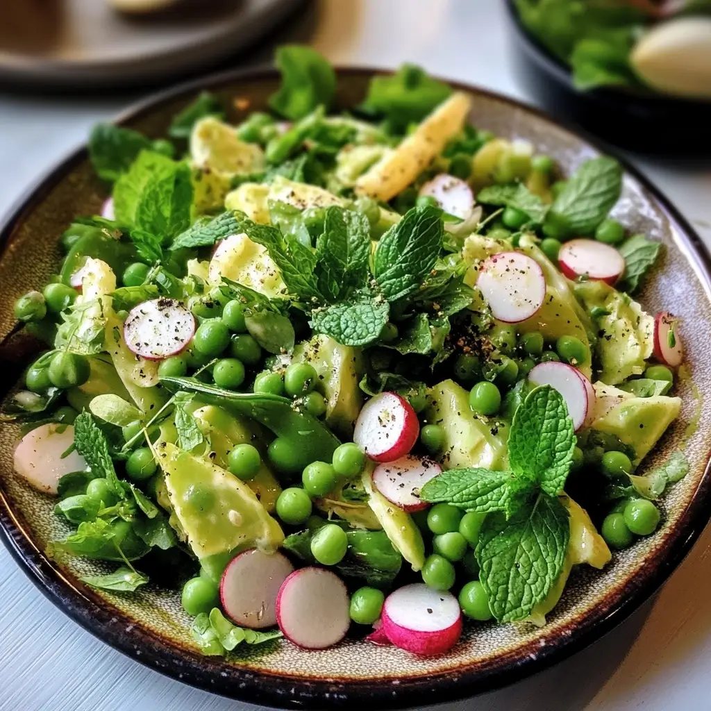 Spring Pea and Mint Salad