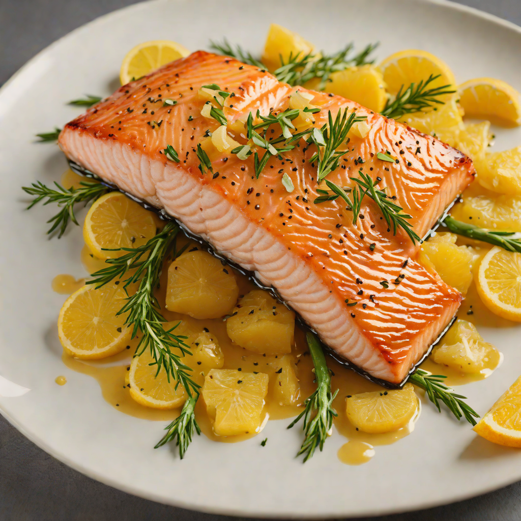 Pan-Seared Salmon with Seattle Citrus Glaze