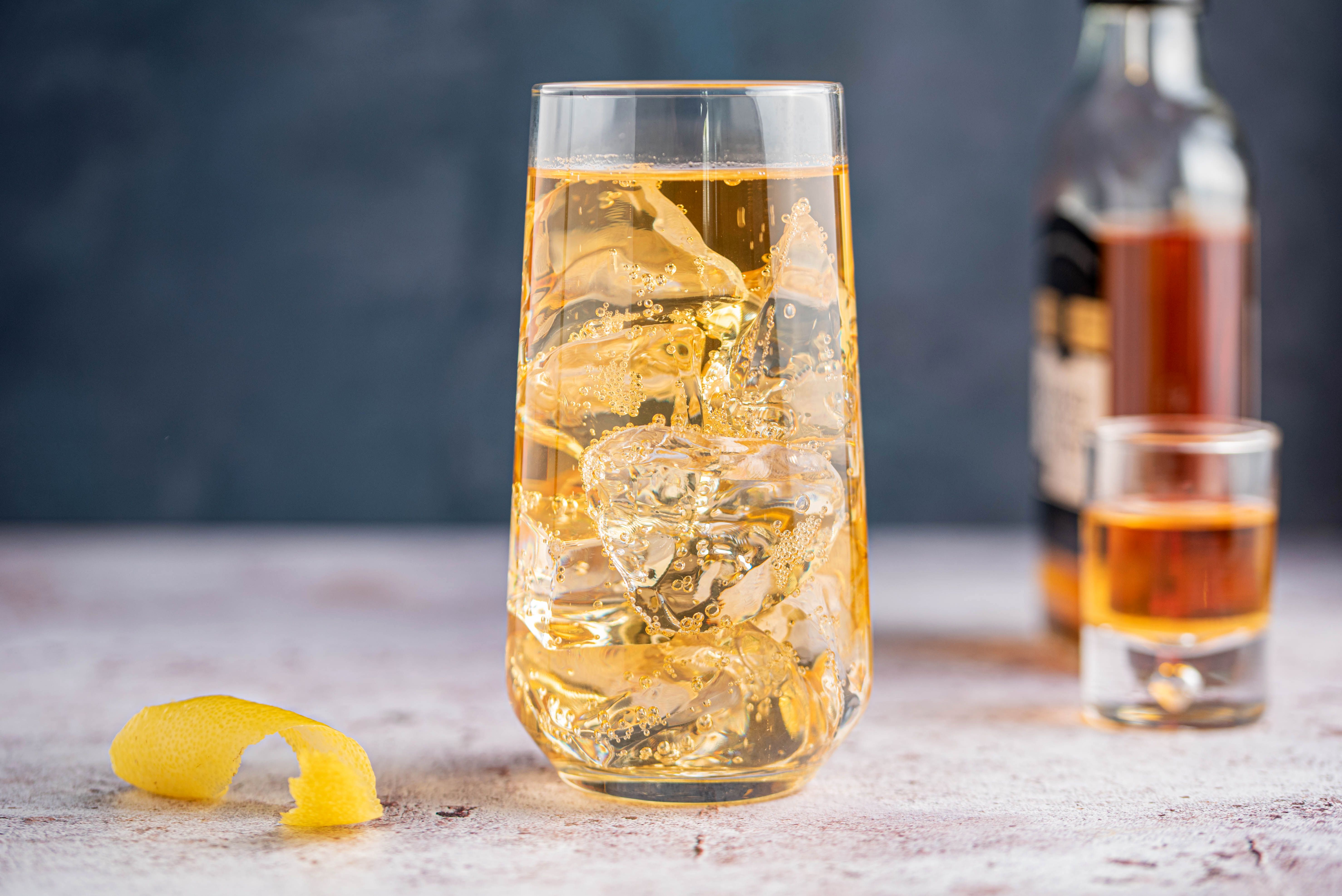 Peated Scotch and Sherry Highball