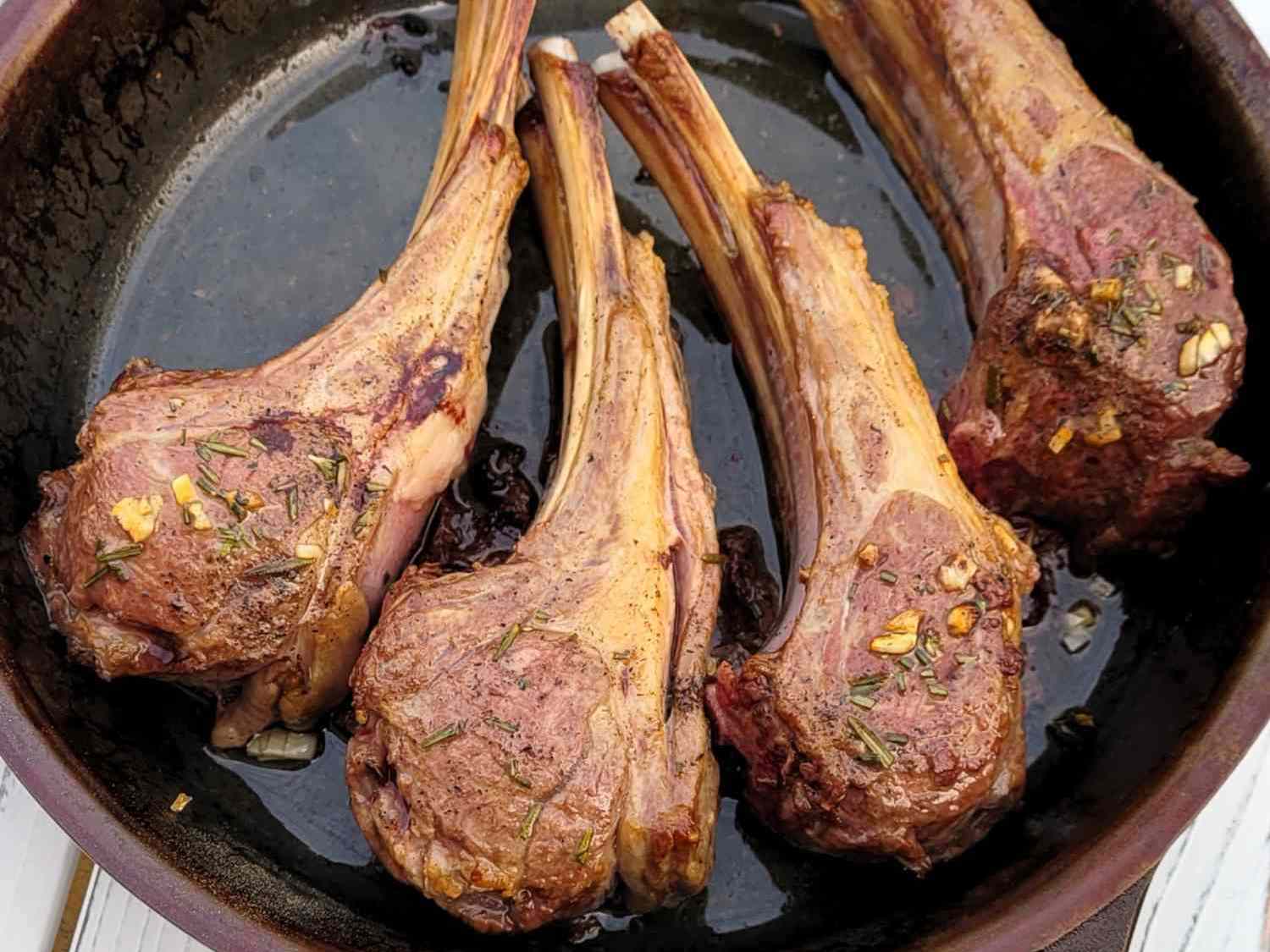 Oven-Roasted Lamb Chops with Native Pepperberry Glaze