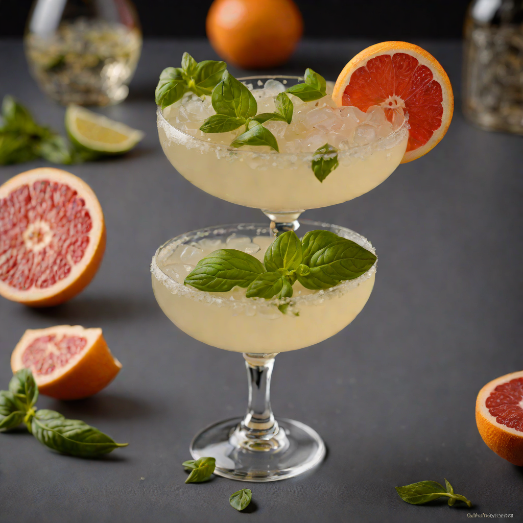 Grapefruit Basil Gin Gimlet