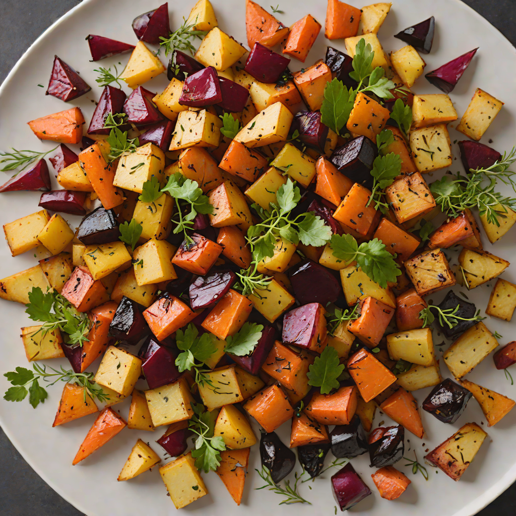 Maple-Glazed Roasted Root Vegetables with Northern Spice Blend