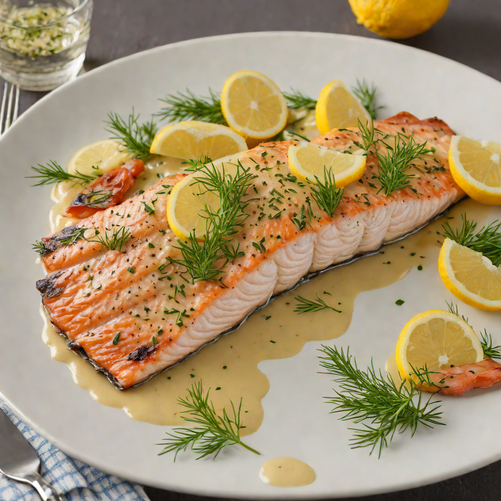 Pan-Seared Trout with Lemon-Dill Sauce from Pacific Northwest