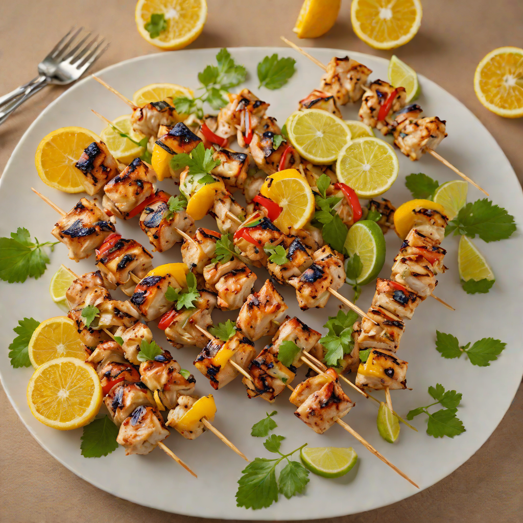 Grilled Citrus Chicken Skewers