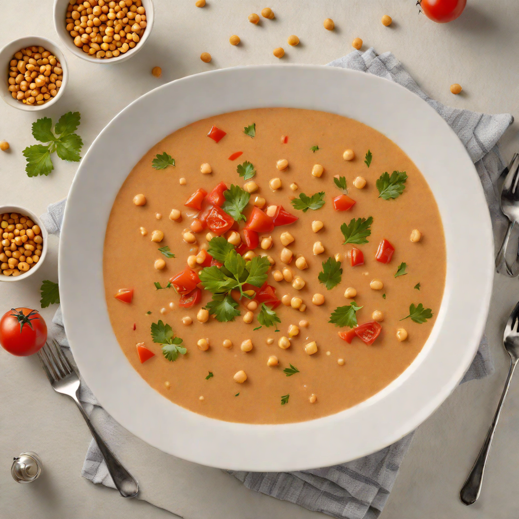 Chickpea and Tomato Gazpacho Soup