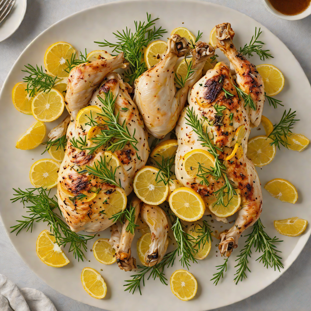 Baked Citrus-Herb Chicken with Garlic and Thyme