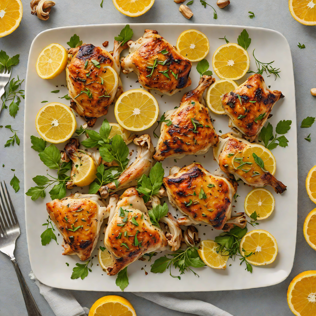 Sheet Pan Citrus-Garlic Roasted Chicken Thighs