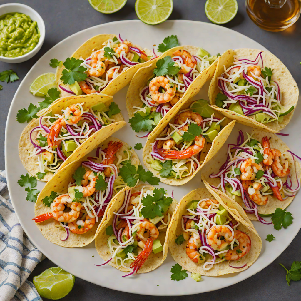 Street-Style Shrimp Tacos with Chipotle-Lime Slaw