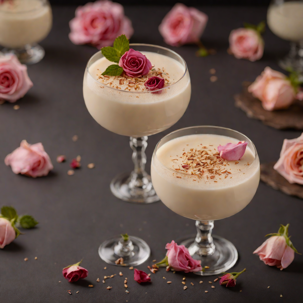Vanilla Rose Milk Punch
