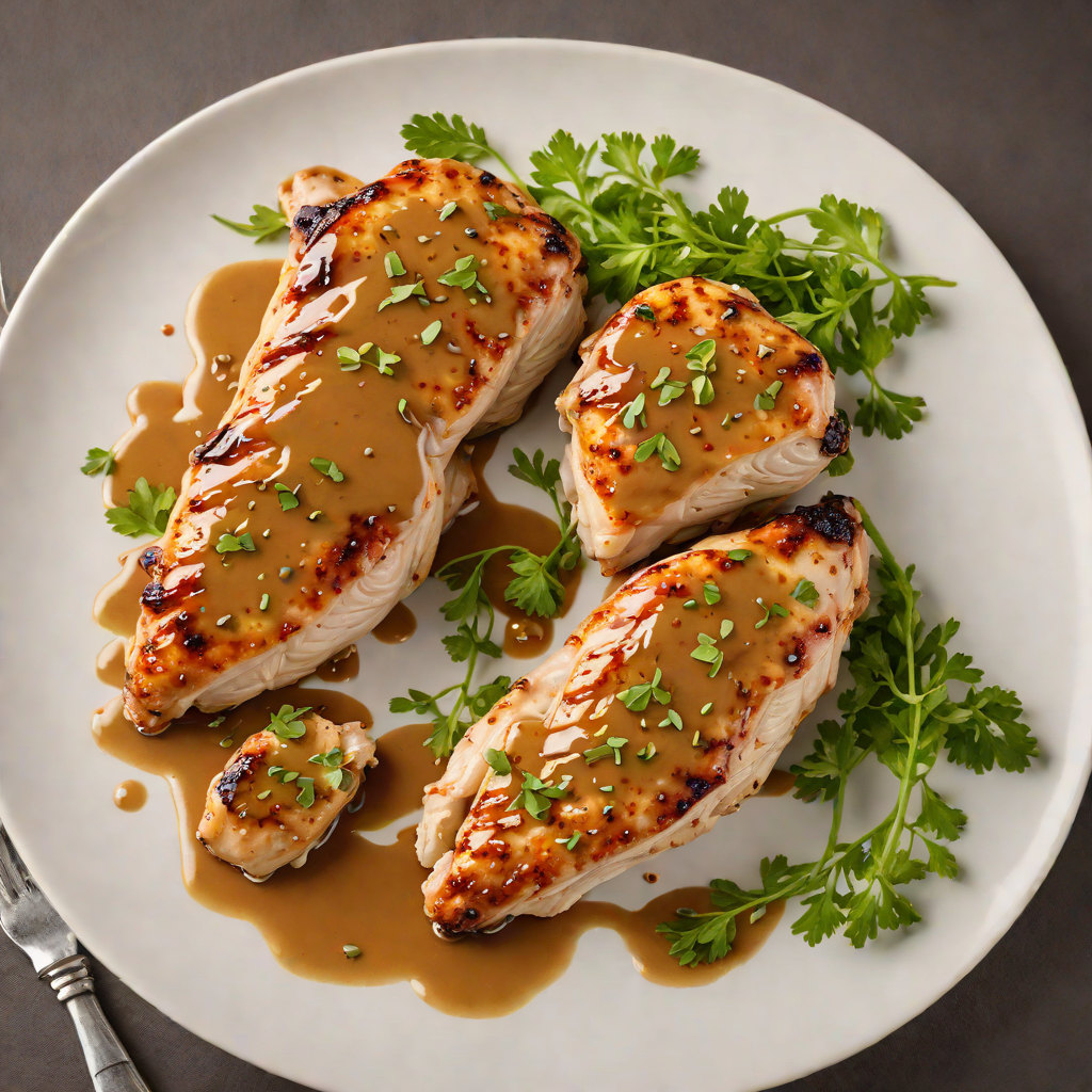 Pan-Seared Chicken with Maple-Mustard Glaze