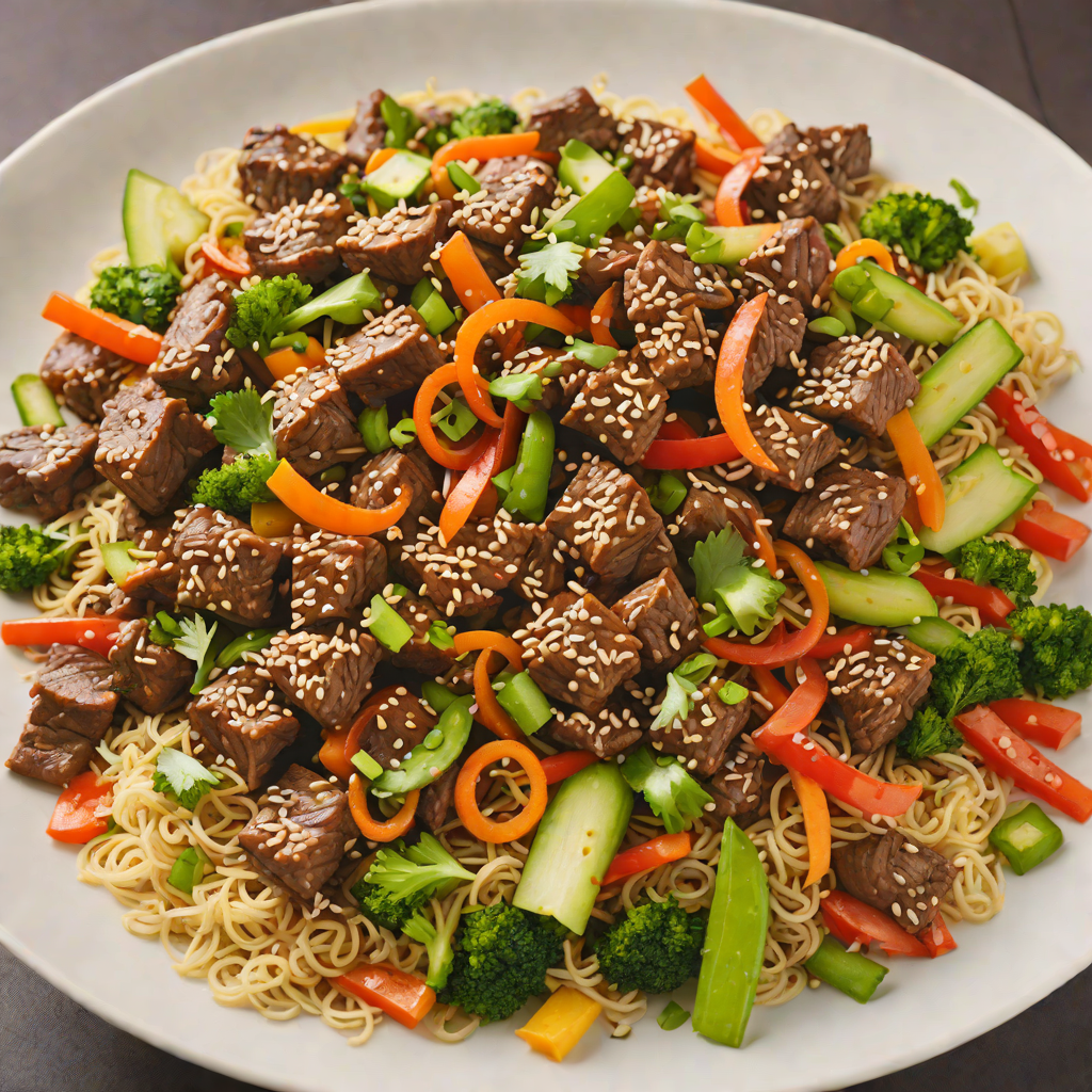 Four-Spice Korean Beef Stir Fry