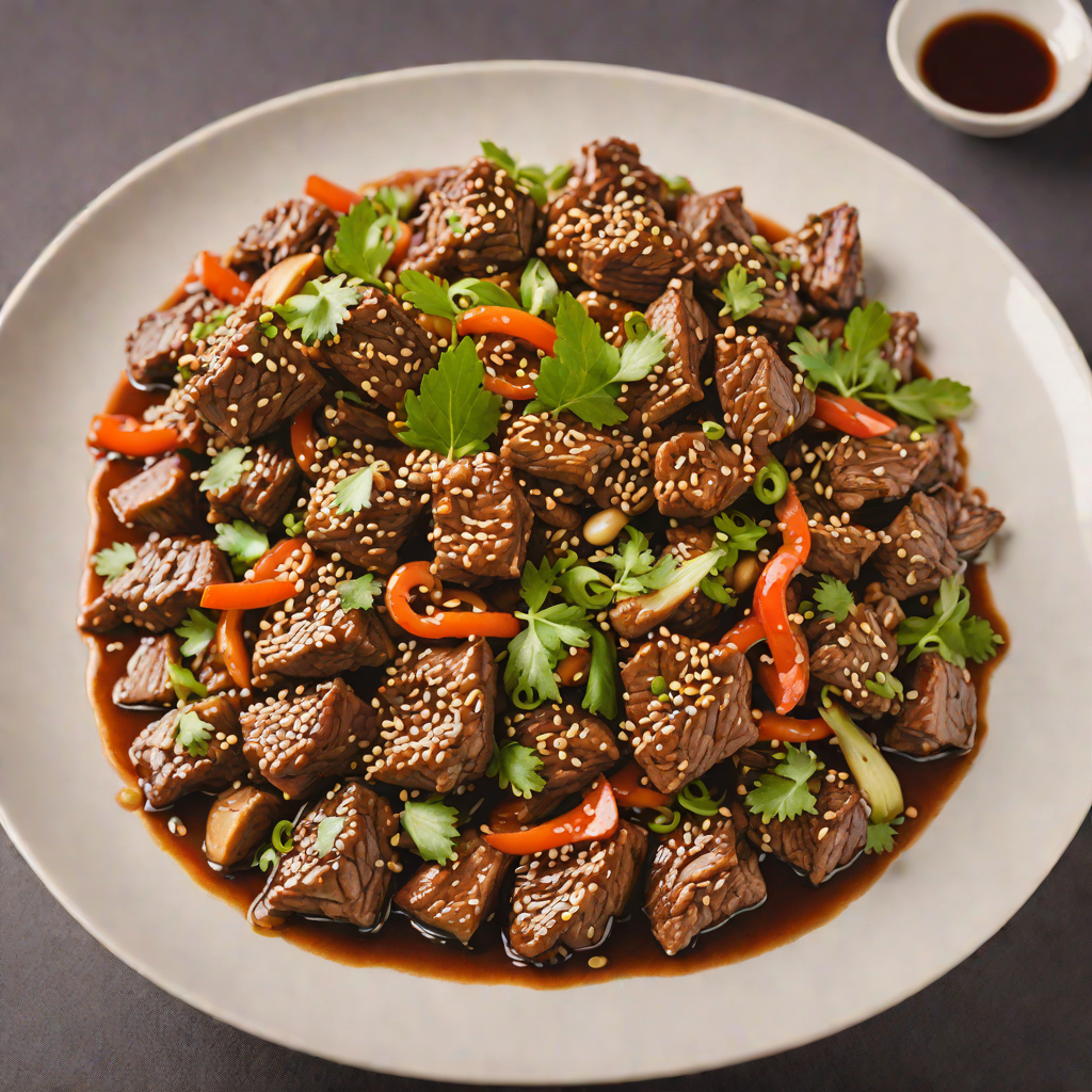 Stir-Fried Macanese-Style Beef with Garlic and Oyster Sauce