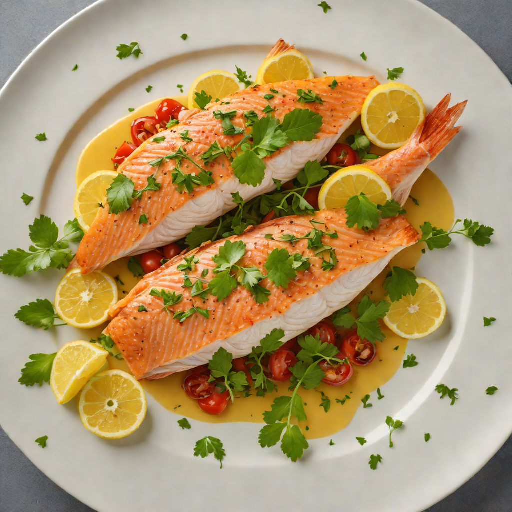 Pan-Seared Argentine Red Snapper with Lemon and Parsley