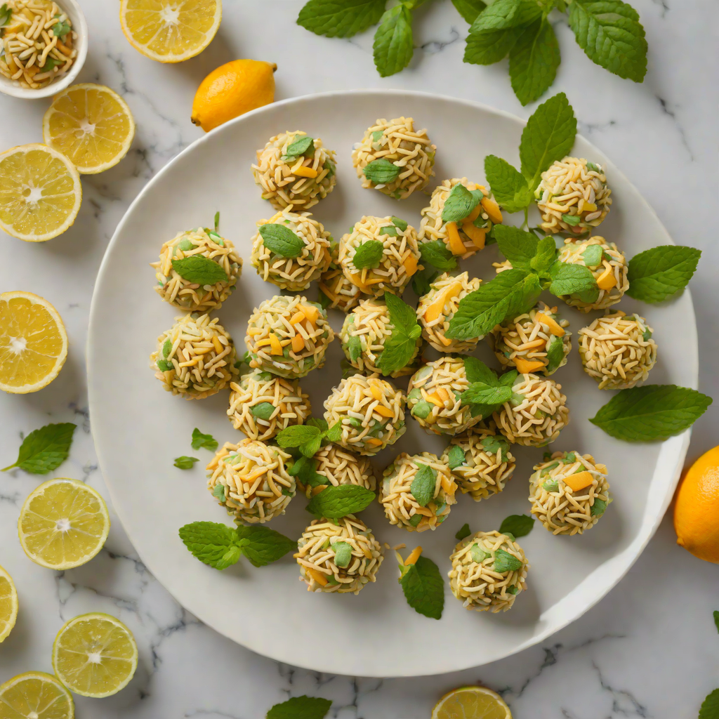No-Bake Citrus Mint Energy Bites