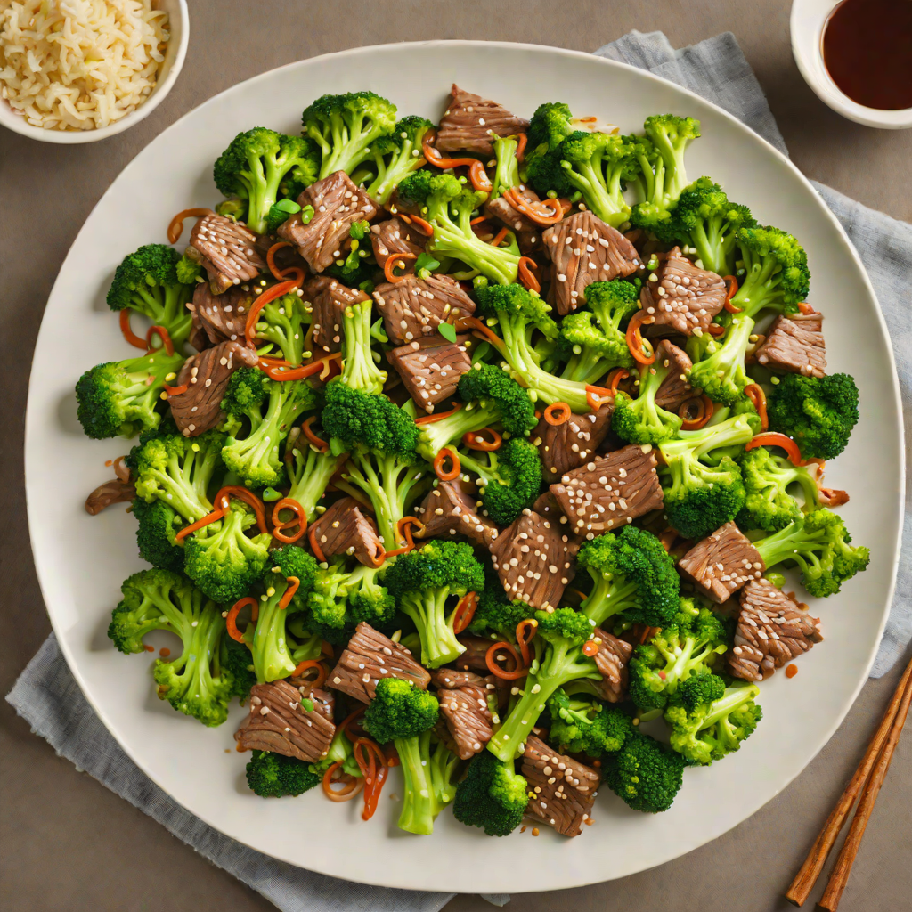 Quick Stir-Fry Beef and Broccoli with Garlic Sauce