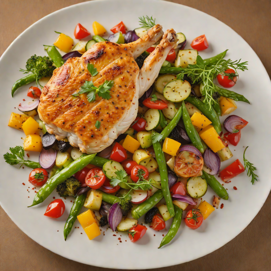 Pan-Seared Chicken with North Central Washington Summer Vegetables