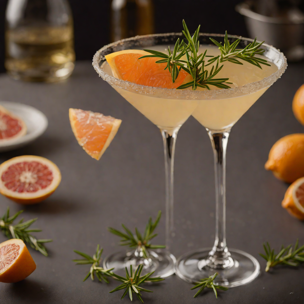 Rosemary-Grapefruit Bitter Martini