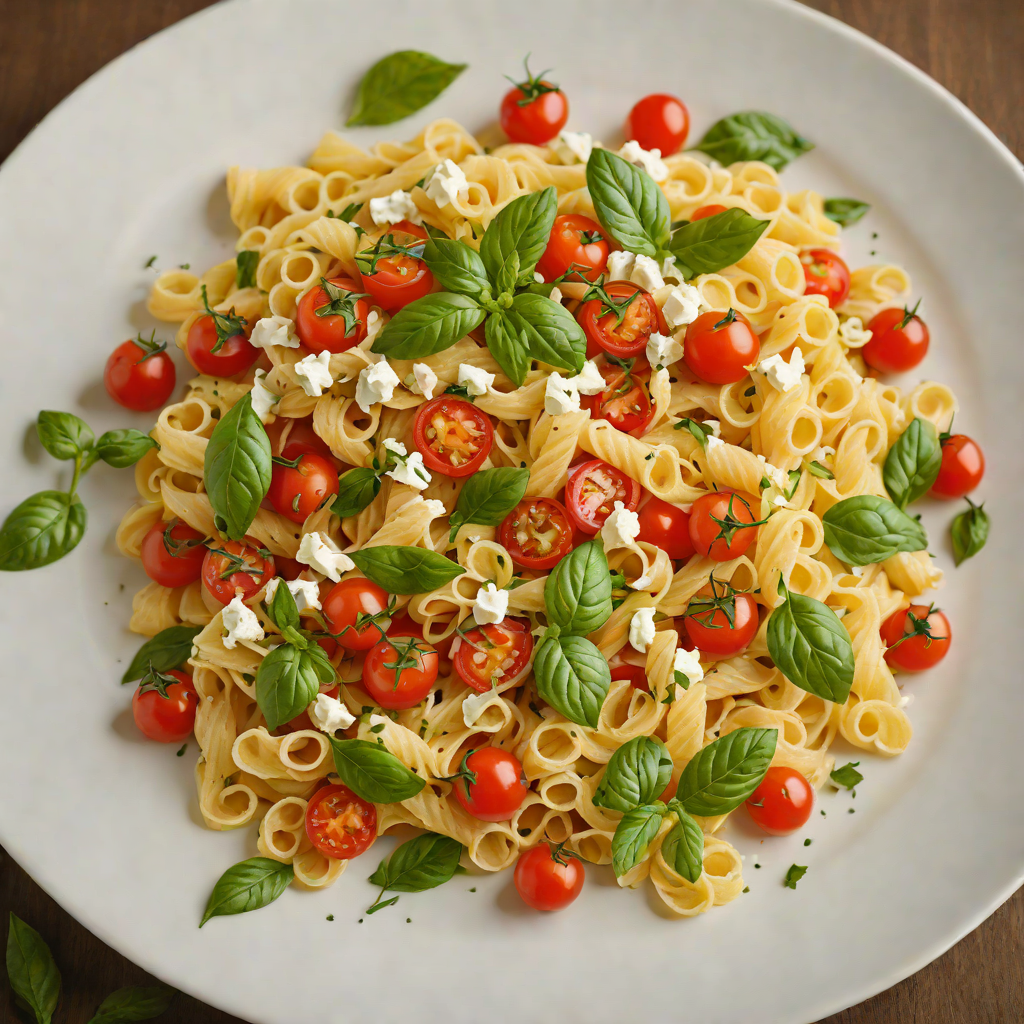 Lemon-Ricotta Pasta with Fresh Basil and Cherry Tomatoes