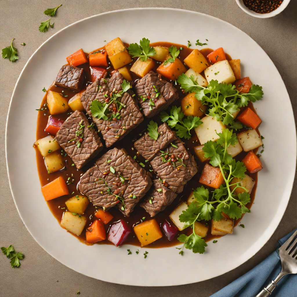 Four-Spice Braised Beef with Root Vegetables