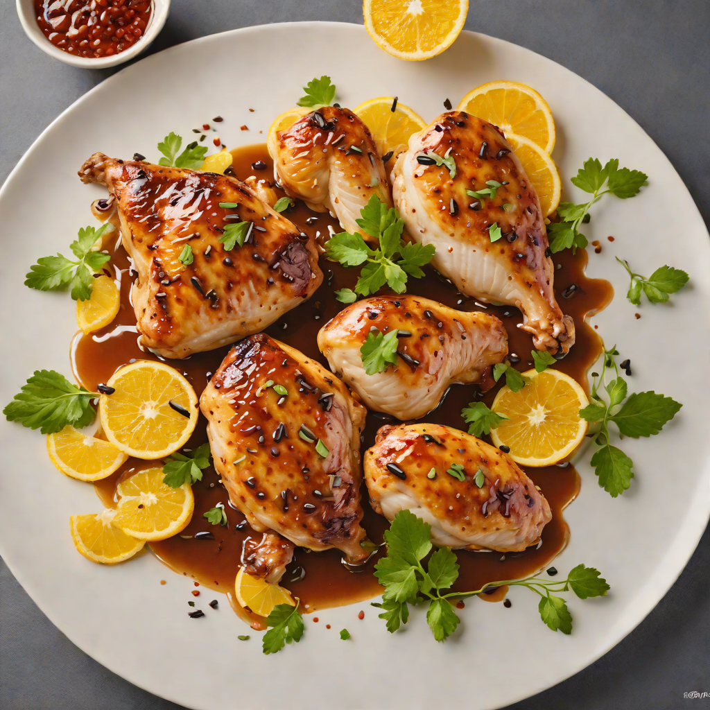 Pan-Seared Chicken with Four-Spice Citrus Glaze