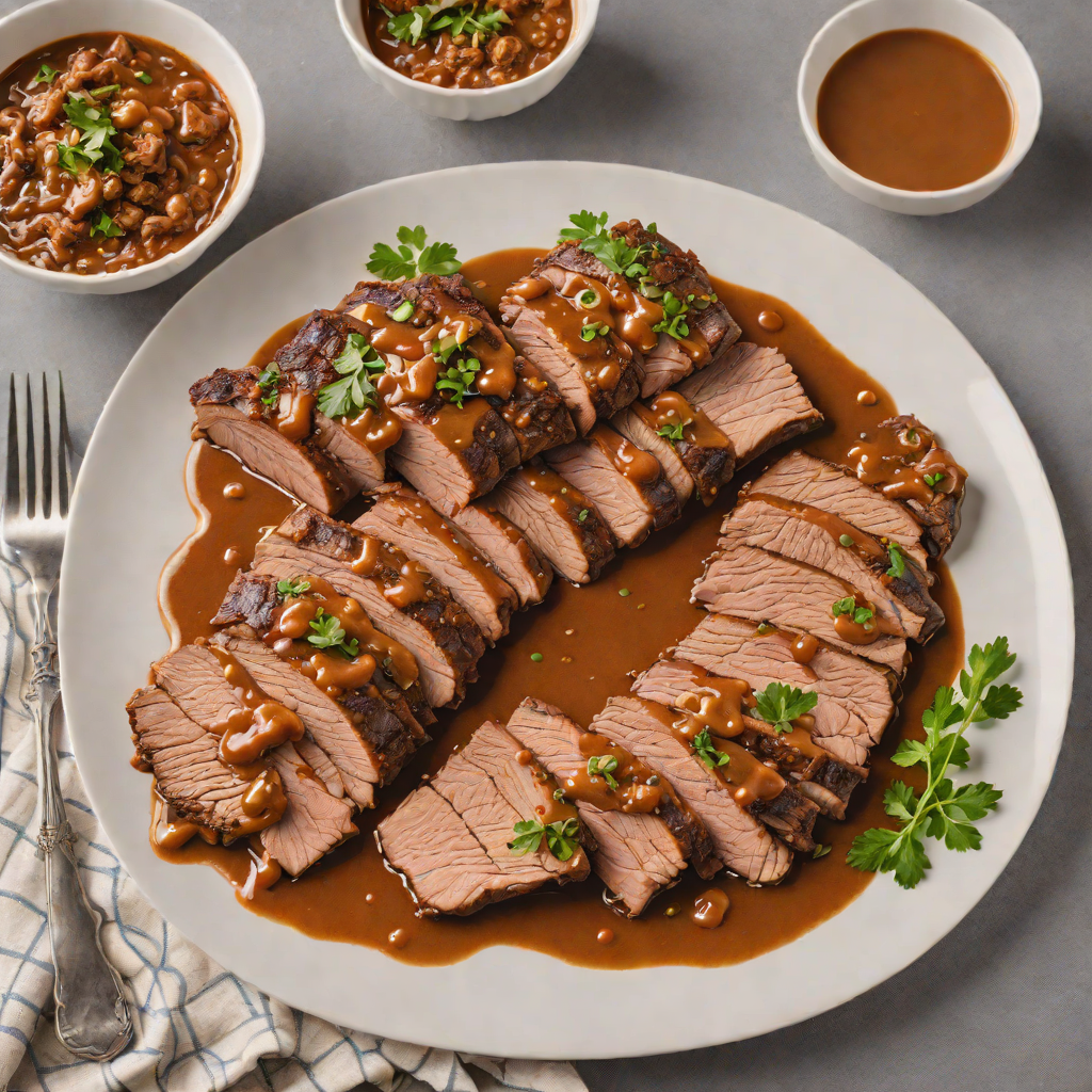 Instant Pot Texas-Style Beef Brisket with Spiced Gravy