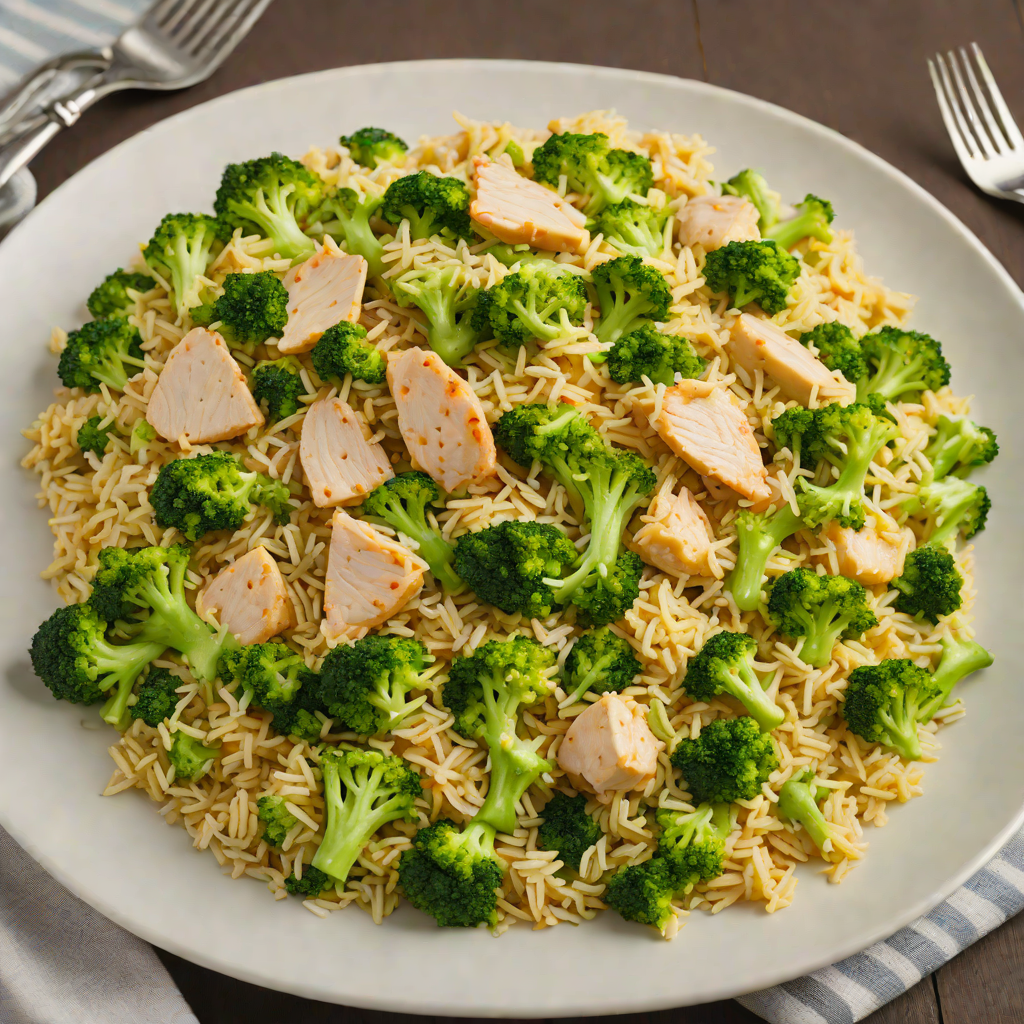 One-Pot Cheesy Chicken and Broccoli Rice