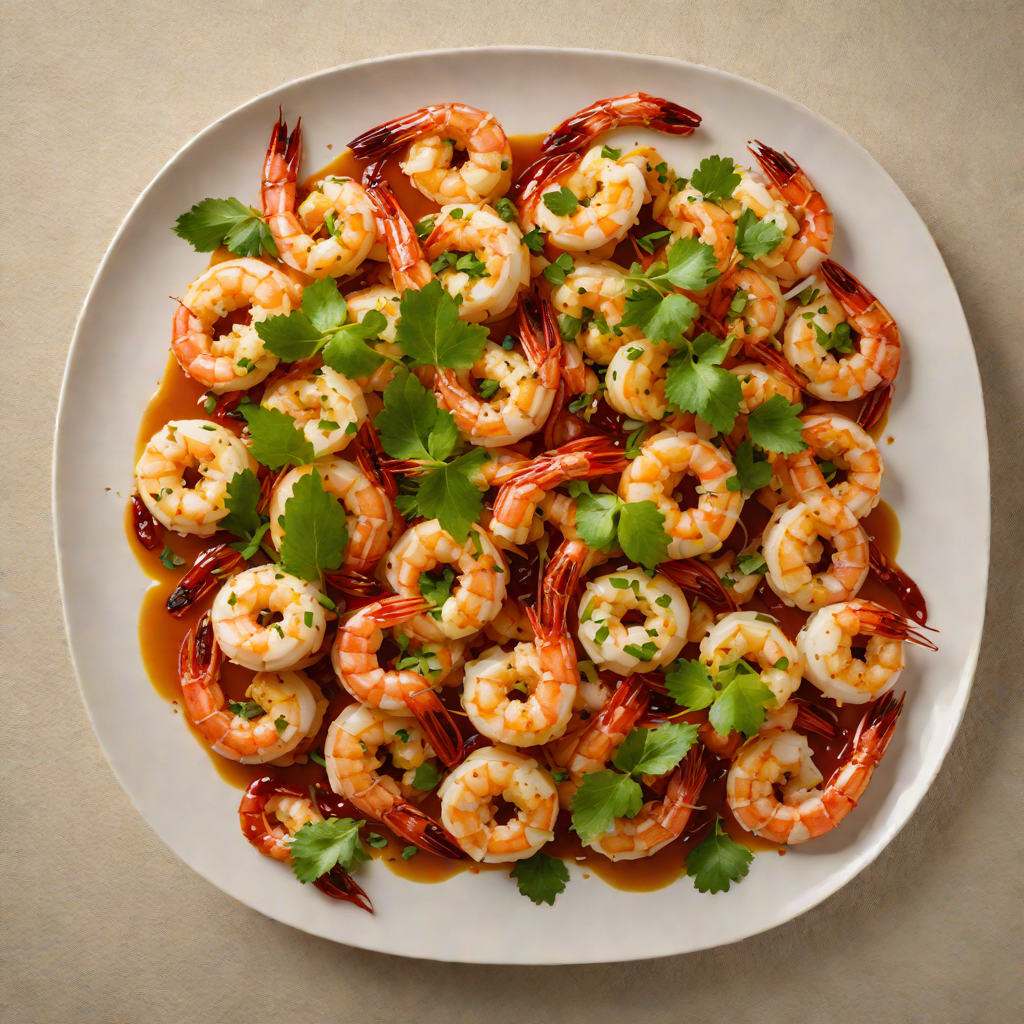 Sautéed Garlic Shrimp with Spicy Chili Oil