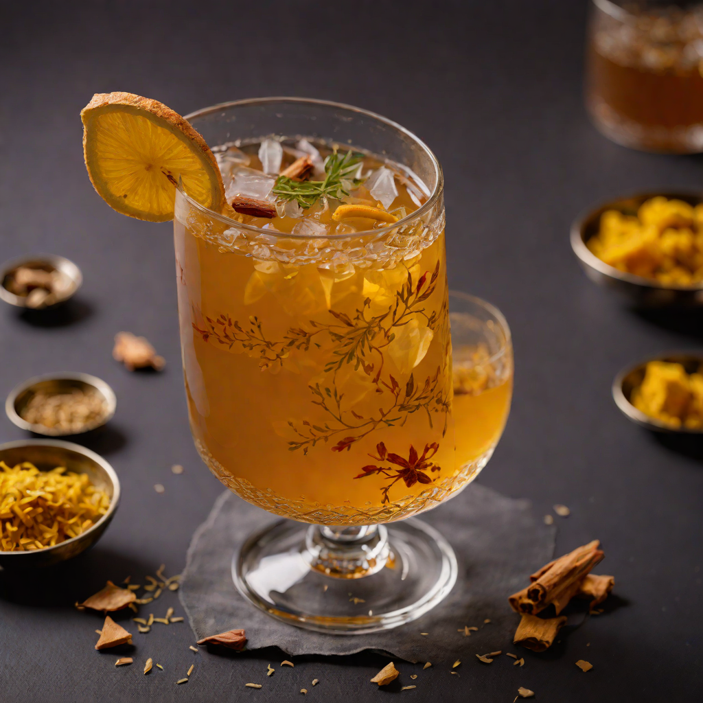 Kashmiri-Style Ginger and Saffron Tea