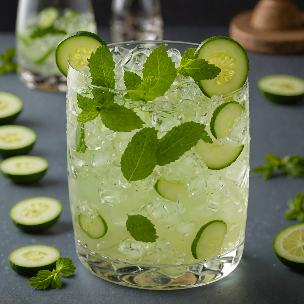 Cucumber-Mint Gin Collins