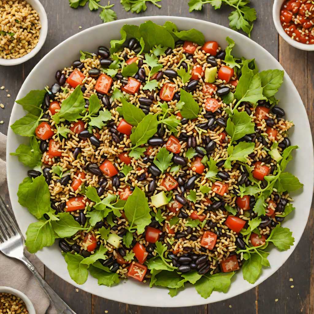 High-Protein Spicy Black Bean and Quinoa Salad