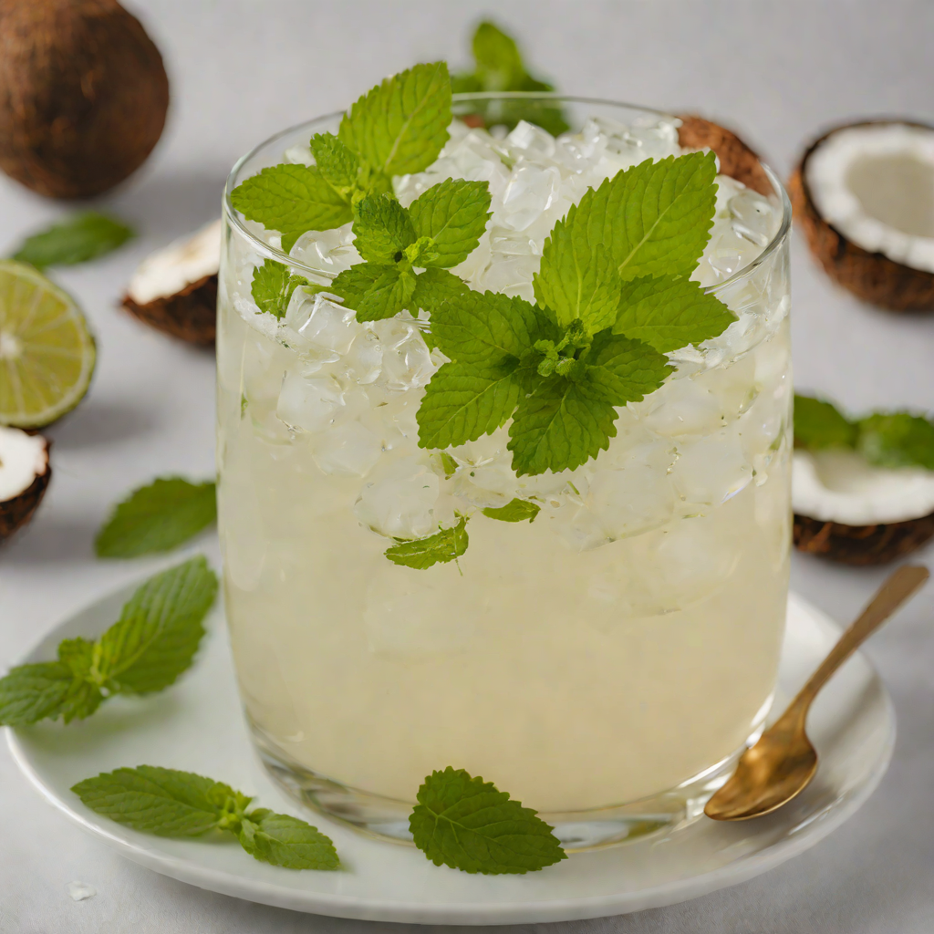 Coconut-Mint Rum Cooler