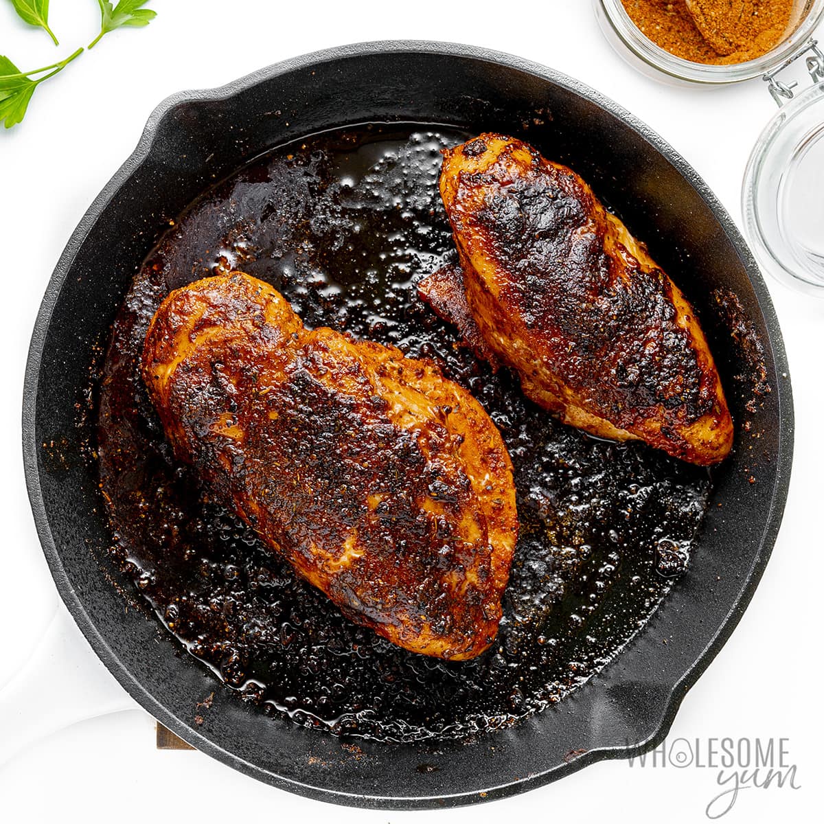 Blackened Asphalt Spice-Rubbed Grilled Chicken