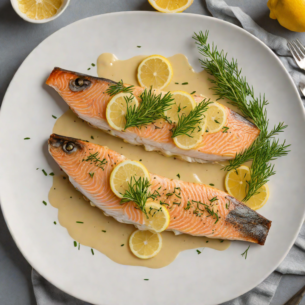 Icelandic Fjord-Inspired Arctic Char with Lemon-Dill Sauce