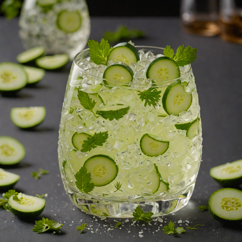 Herb-Infused Cucumber Gin Fizz